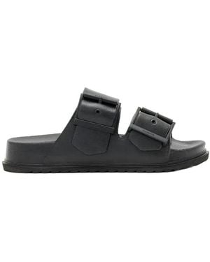 AllSaints Double-Buckle Sandals - Black