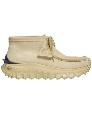 Moncler Clarks Originals Trailgrip Wallabee Gtx Suede Boots - Natural