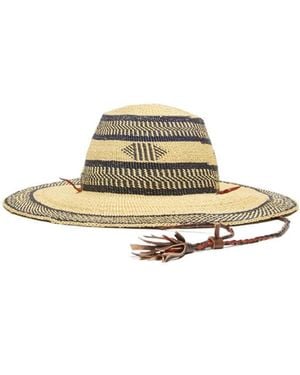 Weekend by Maxmara Logo Straw Hat - Metallic