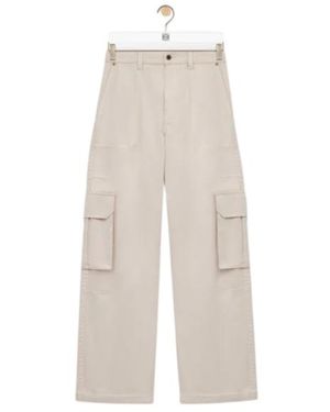 Loewe Cargo Trousers - White