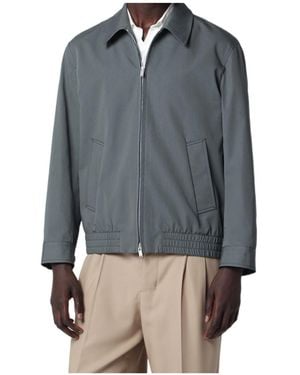 Lardini Zip-Up Shirt Jacket - Blue