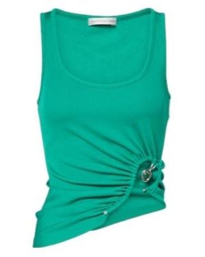 Christopher Esber Gathered Tank Top - Green
