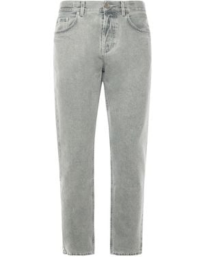 Eleventy Straight-Leg Jeans - Grey