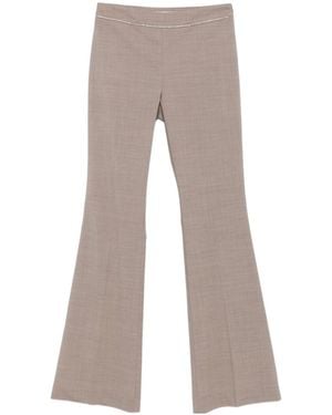 D.exterior Flared Casual Pants - Gray