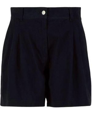 Barbour Fern Pleated Shorts - Blue