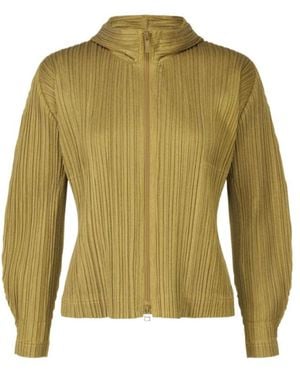 Pleats Please Issey Miyake Pleated Jacket - Green