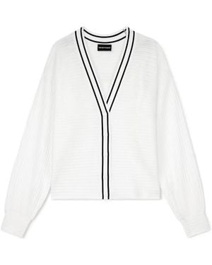 Emporio Armani Cardigan - White