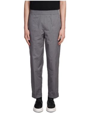 Neil Barrett Low-Waist Elasticated Waistband Pants - Gray