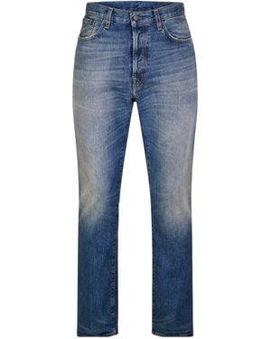 Acne Studios Wash-Processed Straight-Leg Jeans - Blue
