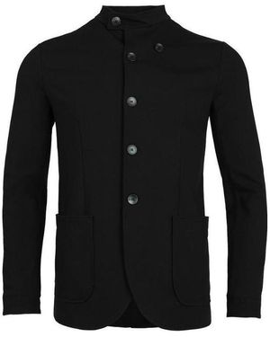 Armani Collezioni Logo Casual Jacket - Black