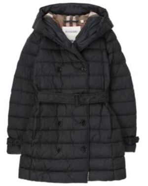 Burberry Long-Sleeved Down Jacket - Black