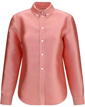 Calvin Klein Sophie Button-Down Shirt - Pink