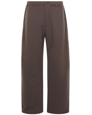 Sacai Cotton Jersey Pants - Gray
