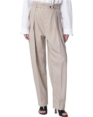 Bottega Veneta Casual Trousers With Belt Loops - Grey