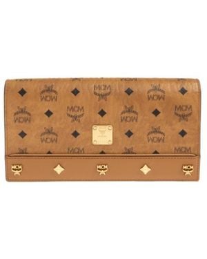 MCM Flip Wallet - Natural