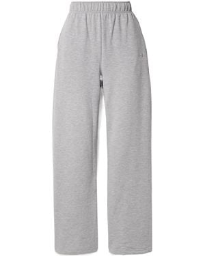 Alo Yoga Accolade Cotton-Blend Jersey Track Pants - Gray
