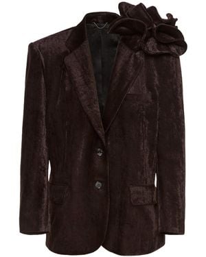 Magda Butrym Long-Sleeved Suit Jacket - Brown