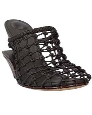 Jacquemus Minimalist Round-Toe Mules - Black