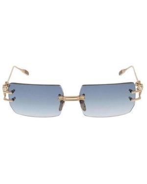 Chrome Hearts Rectangular Sunglasses - Blue
