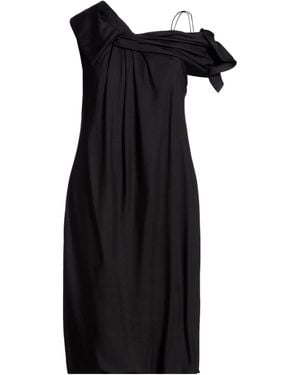 Sportmax Solid Colour Dress - Black