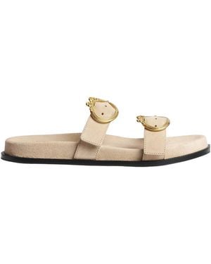 Dior Mule Medaillon Buckle - Metallic