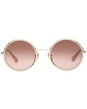 Chloé Round Metalframe Sunglasses - Pink
