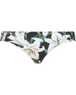 Dolce & Gabbana Floral-Print Bikinis - Green