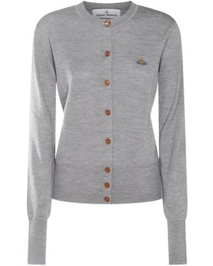 Vivienne Westwood Orb Button Cardigan - Grey