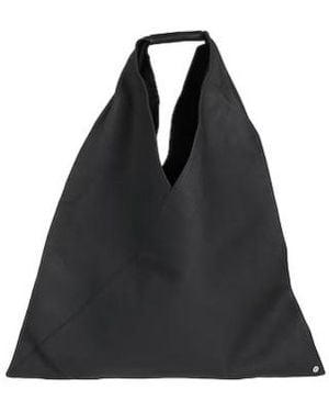 MM6 by Maison Margiela Large Solidcolor Handbag - Black
