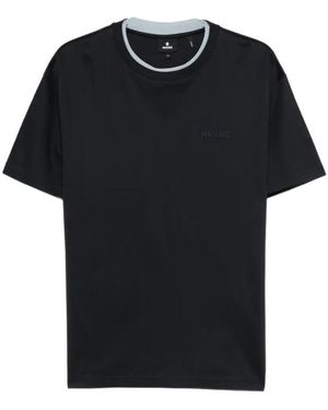 Mackage Contrast Trim Logo T-Shirt - Black