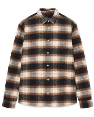 AllSaints Mercy Plaid Shirt - Brown