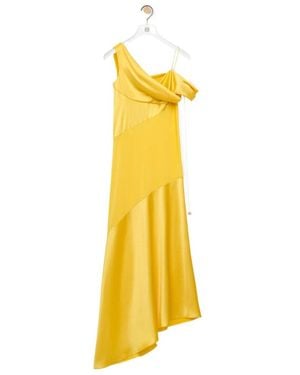Loewe Asymmetric Sleeveless Dress - Yellow