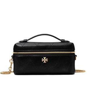 Tory Burch Charlie Quilted Vanity Case - Grey