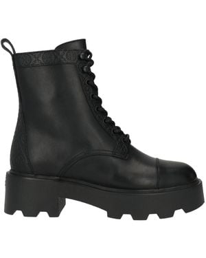 Tory Burch Laceup Ankle Boots - Black