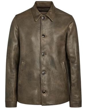 Rick Owens Brad Buttoned Jacket - Green