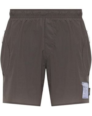 Satisfy Elastic-Waist Shorts - Gray