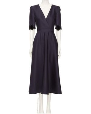 Valentino Short-Sleeved Dress - Blue