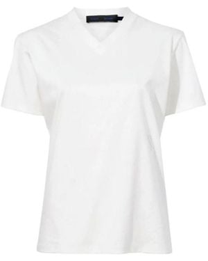 Proenza Schouler Talia Embossed Organic Cotton-Jersey T-Shirt - White