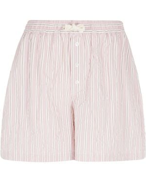 Roberto Collina Striped Shorts - Pink