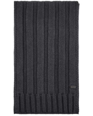 Tod's Ribbed-Knit Scarf - Black