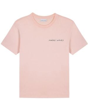 Maison Labiche Popincourt Embroidered T-Shirt - Pink