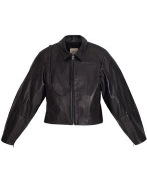 Paloma Wool Banui Zip-Up Jacket - Black