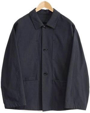 Lemaire Classic-Collar Shirt Jacket - Blue