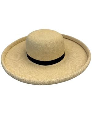 Loro Piana Georgia Panama Hat - Metallic