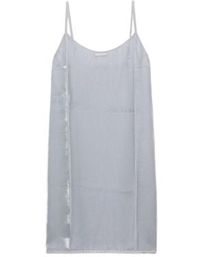 Prada Velvet Slip Dress - Grey