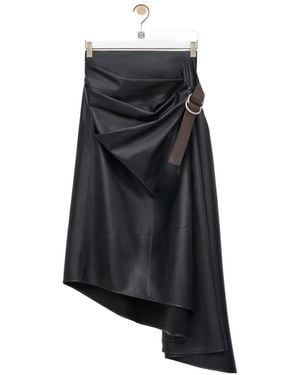 Loewe Belted Skirt - Black