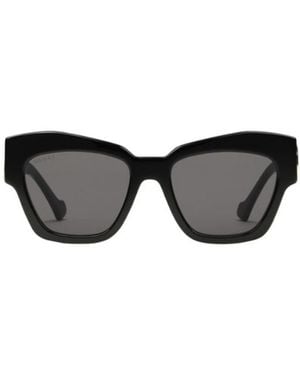 Gucci Eyewear Cat-Eye Framed Sunglasses - Black