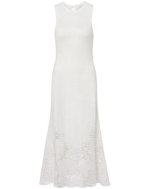 Erdem Open-Knit Cotton Maxi Dress - White