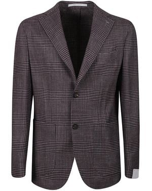 Eleventy Long-Sleeved Suit Jacket - Blue