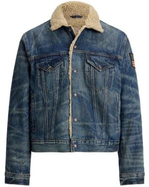 Polo Ralph Lauren Fleece-Lined Denim Trucker Jacket - Blue